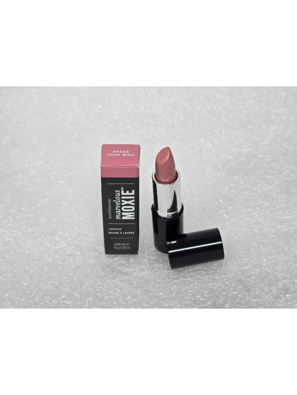 BareMinerals Marvelous Moxie Lipstick Speak Your Mind Mini Travel Size .05 oz
